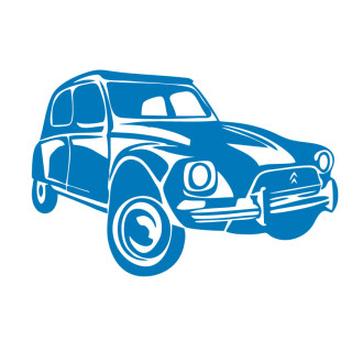 sticker autocollant Citröen Dyane