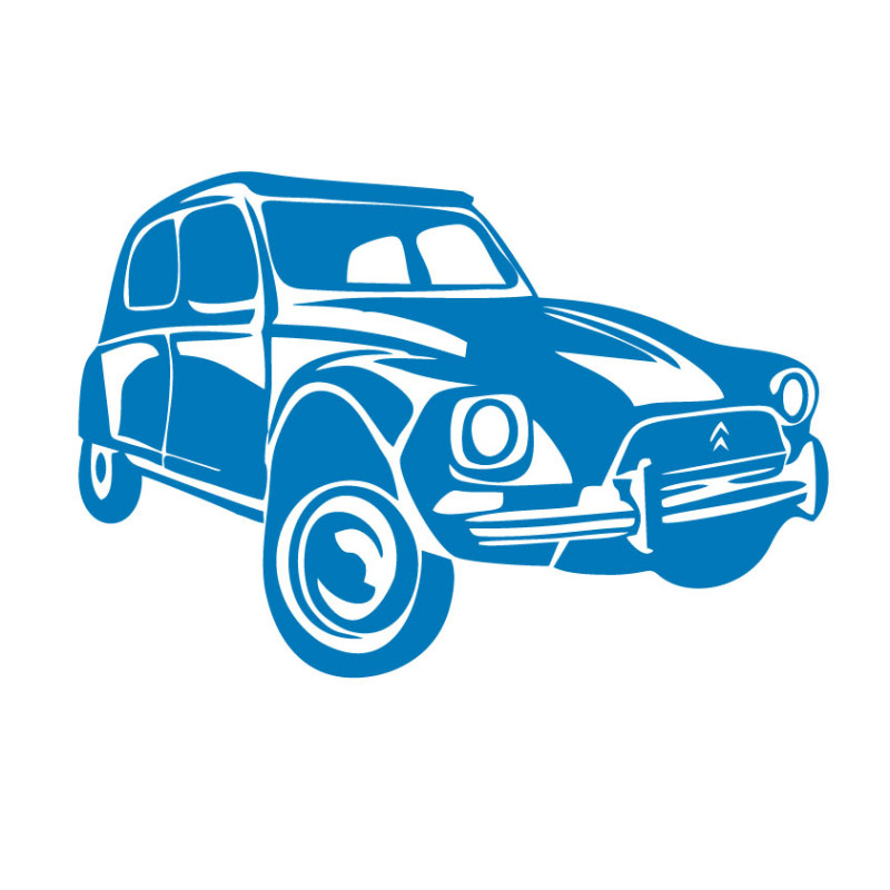 sticker autocollant Citröen Dyane