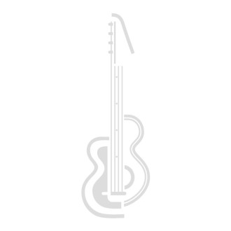 Déco adhésive pour douche guitare