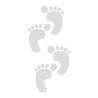 Autocollant pour les vitres pieds