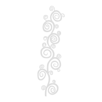 Déco de vitre branche ronde