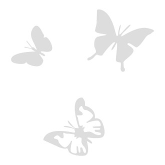 sticker pour vitrage papillons