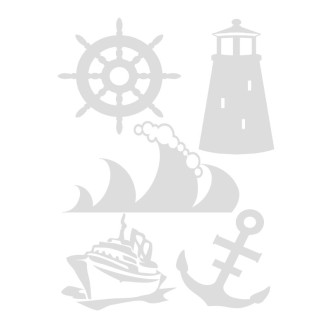 Stickers pour vitres kit marin