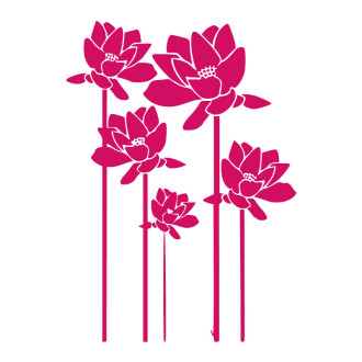 Sticker décoration murale les roses