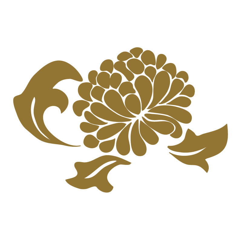 Sticker adhésif fleurs