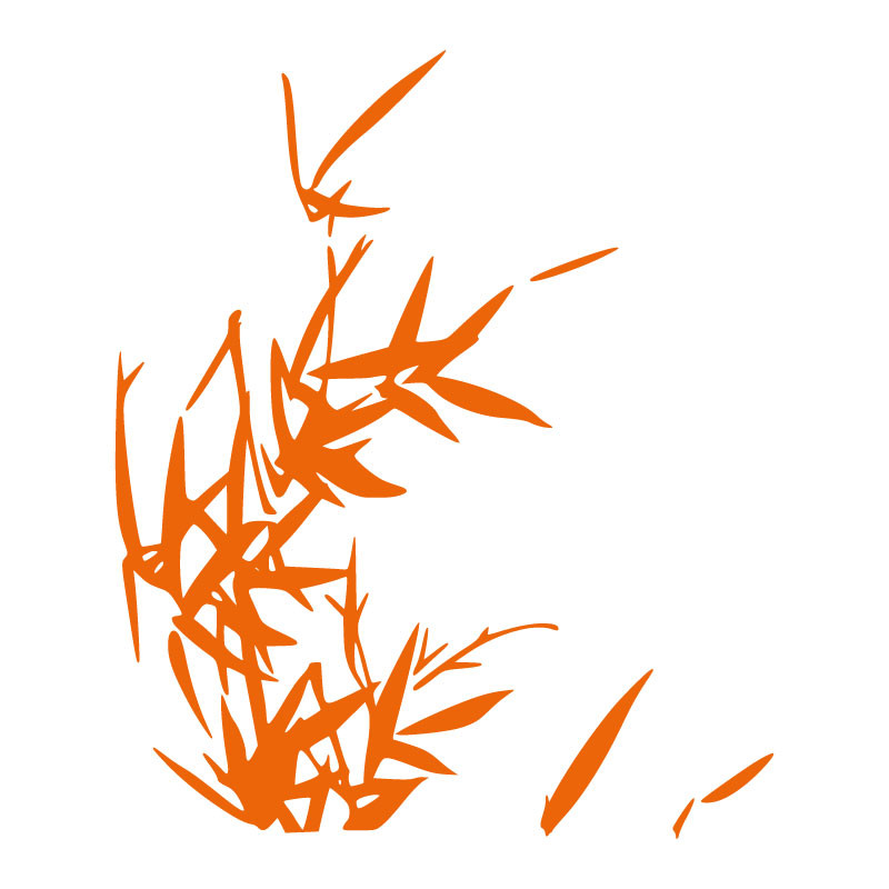 Sticker vinyle feuillage