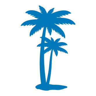 Sticker décoration palmier