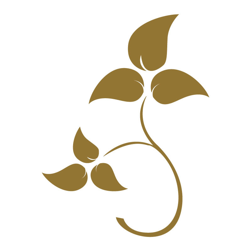 Sticker mural feuilles