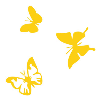 Sticker mural les papillons