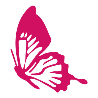 Sticker mural le papillon s'envole