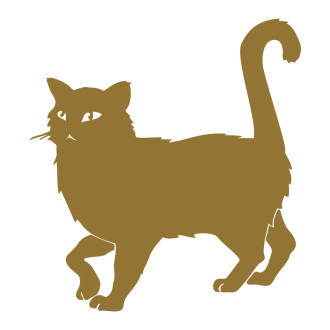 Sticker mural le chat