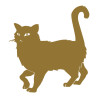 Sticker mural le chat