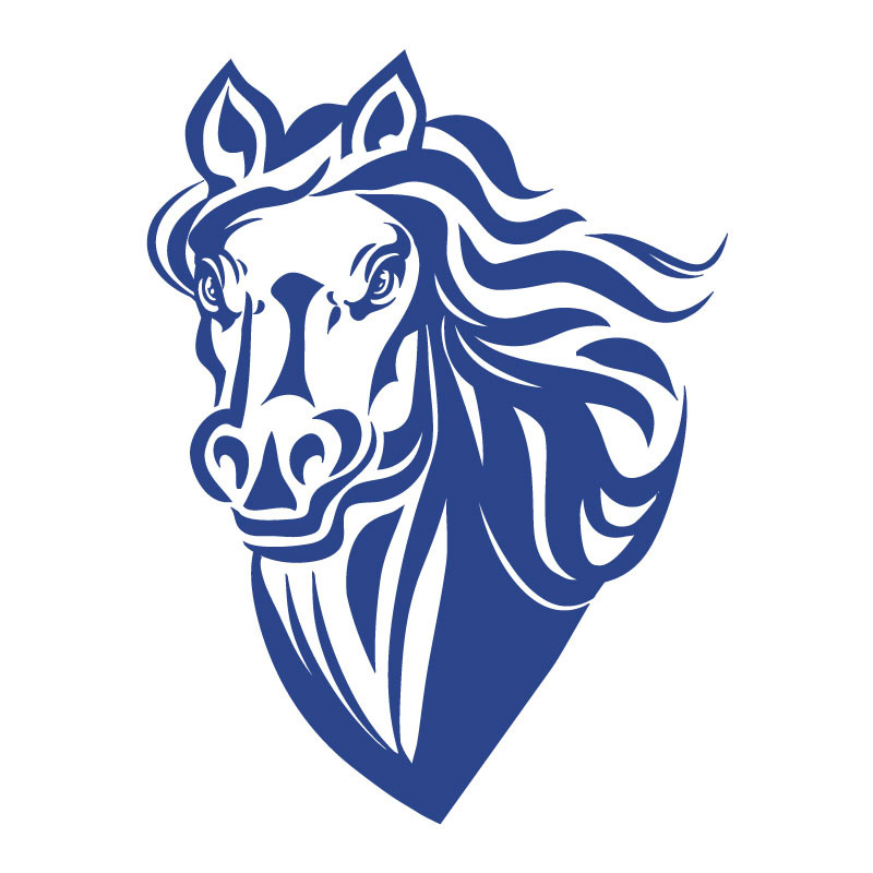 Sticker mural Tête de cheval